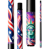 Wowcue Statue of Liberty Glass Fiber Pool Cue | Mirrored Shades Sunset Pop Theme