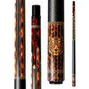 Wowcue Tortoiseshell Glass Fiber Pool Cue | Art Deco Twin Tiger Theme