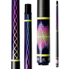 Wowcue Neon Pulse Glass Fiber Pool Cue | Neon Wave