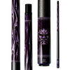 Wowcue Samurai Mask Tribal Glass Fiber Pool Cue | Violet Menpo Theme