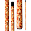 Wowcue Skeleton Flames Glass Fiber Pool Cue | Blazing Gold Theme