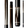 Wowcue Polynesian Glass Fiber Pool Cue | Ivory Shark Tooth on Ebony Theme