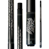 Wowcue Samurai Mask Tribal Glass Fiber Pool Cue | Silver Basalt Theme