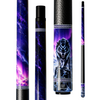 Wowcue Wolf Tribal Glass Fiber Pool Cue | Aurora Peak Theme