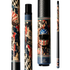 Wowcue Vintage American Flag Glass Fiber Pool Cue | 70s Moto Helmet on Race Poster Wall Theme