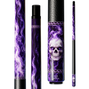 Wowcue Skull Smoke Glass Fiber Pool Cue | Aubergine Alabaster Theme