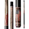 Wowcue Vintage American Flag Glass Fiber Pool Cue | Weathered Barn Plank Flag Theme