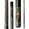 Wowcue Damascus Steel Glass Fiber Pool Cue | Oni Samurai Helmet Theme