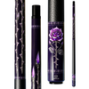 Wowcue Gothic Rose Glass Fiber Pool Cue | Amethyst Silver Theme