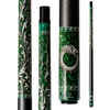 Wowcue Dragon Tribal Glass Fiber Pool Cue | Silver Ouroboros Dragon on Jade Theme
