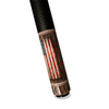 Wowcue Vintage American Flag Glass Fiber Pool Cue | Weathered Barn Plank Flag Theme