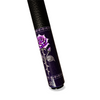 Wowcue Gothic Rose Glass Fiber Pool Cue | Amethyst Silver Theme
