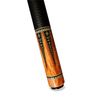 Wowcue Polynesian Glass Fiber Pool Cue | Tattoo Spearpoints on Flame Koa Theme