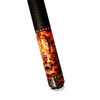 Wowcue Skeleton Flames Glass Fiber Pool Cue | Hellfire Crimson Theme