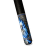 Wowcue Skeleton Flames Glass Fiber Pool Cue | Cobalt Blue Theme