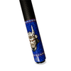 Wowcue Samurai Mask Tribal Glass Fiber Pool Cue | Cobalt Kabuto Theme