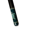 Wowcue Polynesian Glass Fiber Pool Cue | Teal Honu Sea Turtle Waves Theme