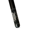 Wowcue Samurai Mask Tribal Glass Fiber Pool Cue | Silver Basalt Theme
