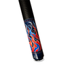 Wowcue Blue-Red Flame Glass Fiber Pool Cue | Burning Horizon Under Starry Night Theme