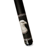 Wowcue Bald Eagle Glass Fiber Pool Cue | Silver Eagle Heads on Ebony Theme