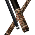 Wowcue Vintage American Flag Glass Fiber Pool Cue | Brick Mural Flag on Cracked Concrete Theme