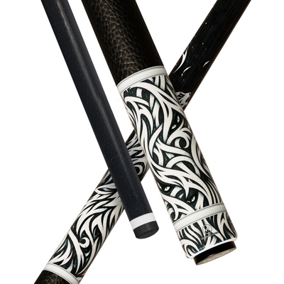 Wowcue Wolf Tribal Glass Fiber Pool Cue | Howling Den Theme