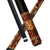 Wowcue Tortoiseshell Glass Fiber Pool Cue | Art Deco Twin Tiger Theme