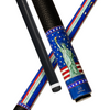 Wowcue Statue of Liberty Glass Fiber Pool Cue | Stained Glass Stars and Stripes Theme