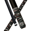 Wowcue Abstract Razor Lines Glass Fiber Pool Cue | Steel Silver Razor Scars with Crimson Accents Theme