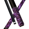 Wowcue Gothic Rose Glass Fiber Pool Cue | Violet Wine Theme