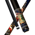 Wowcue Statue of Liberty Glass Fiber Pool Cue | Patina Copper Repousse Theme