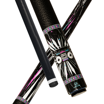 Wowcue Marble Glass Fiber Pool Cue | Boombox Shards Theme