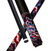 Wowcue USA Pride Glass Fiber Pool Cue | Cosmic Liberty Bell Theme