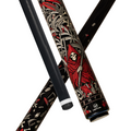 Wowcue Grim Reaper Glass Fiber Pool Cue | Crimson Scythe