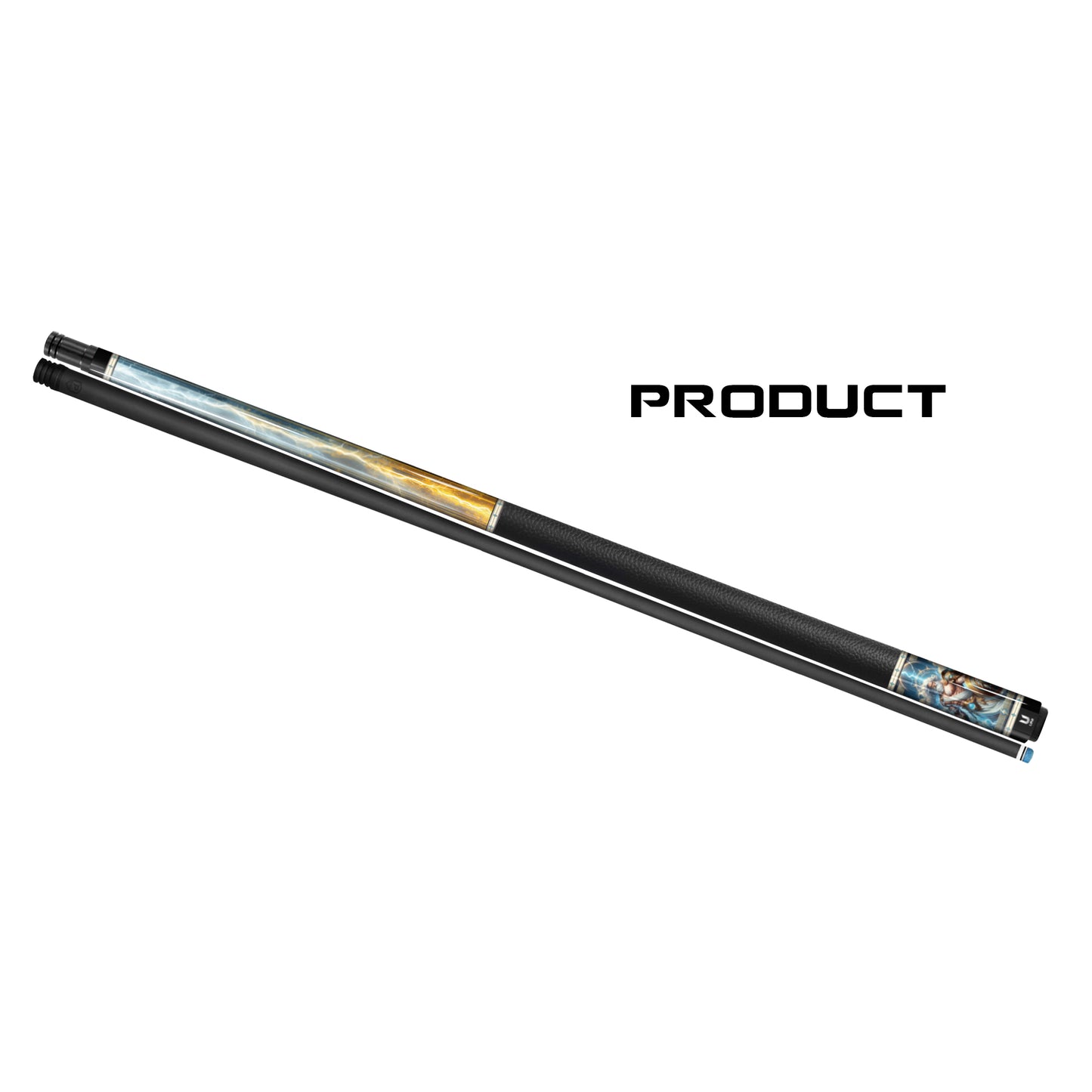 Zeus "Eternal Storm" Carbon Fiber Billiard Cue - High-Performance Low Deflection Pool Stick - Mythical God of Thunder Series - Pro-Level Pool Cue