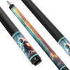Zeus "Convergence" Limited Edition Carbon Fiber Billiard Cue - High-Performance Low Deflection Pool Stick - Mythical God & Cosmic Power Series - Pro-Level Pool Cue