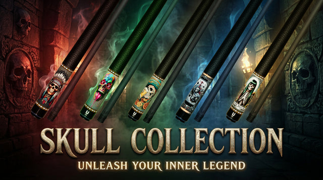 Skull Carbon Fiber Pool Cues