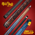 RHINO MUST POOL CUE - MU1 BURL BLUEPOINT