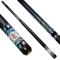 Uni Royal Flush Carbon Fiber Pool Cue | Abalone Shell Pattern