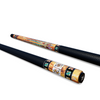 Uni Royal Flush Carbon Fiber Pool Cue | Mahogany Burl & Gold Pattern