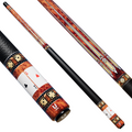 Uni Royal Flush Carbon Fiber Pool Cue | Burl Wood & Precision Graphics