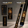 Uni Custom Your Idea Carbon Fiber Pool Cue