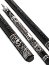 EVO REBEL POOL CUE - BLACK LEATHER WRAP