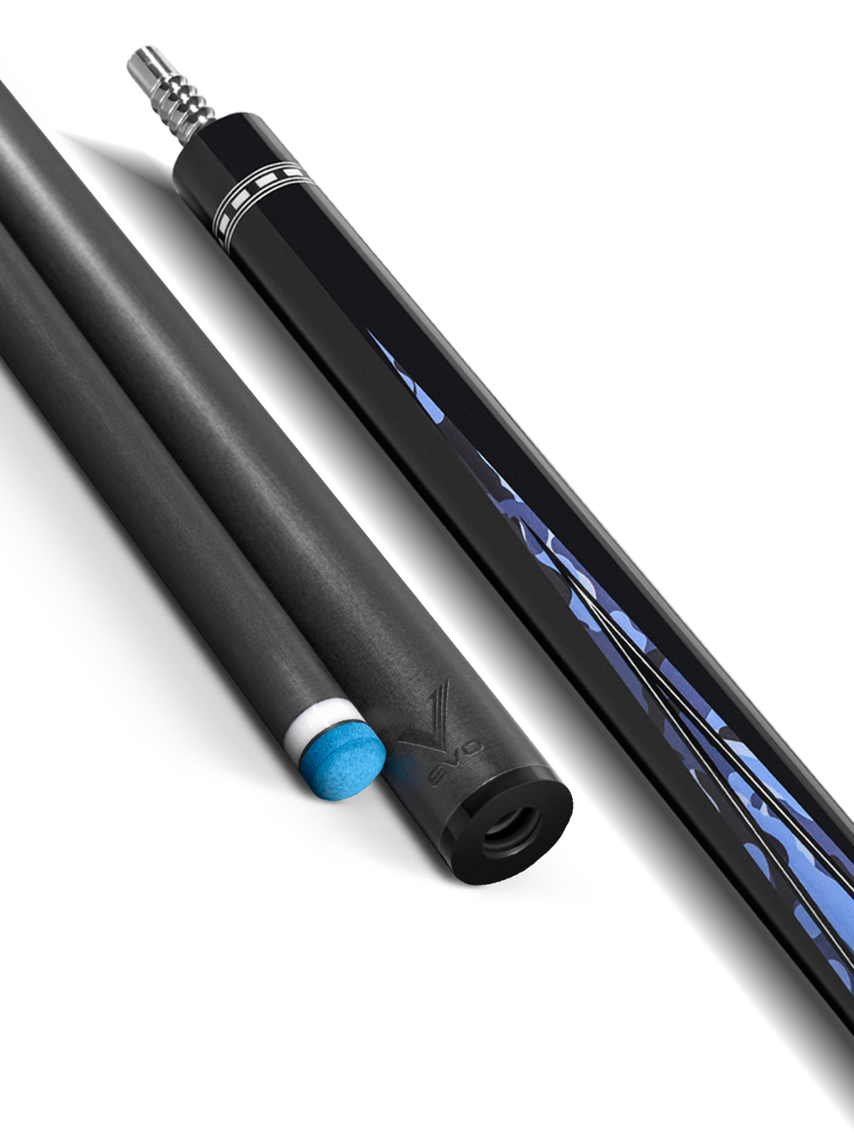 EVO RECON POOL CUE - PHANTOM - LEATHER WRAP