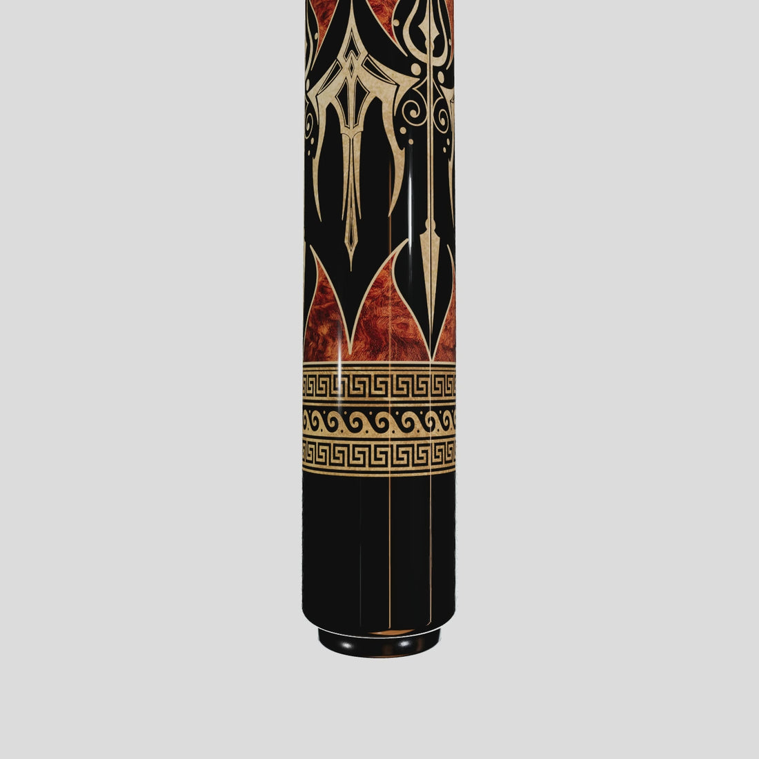 Uni Poseidon Gold Carpathian Elm Burl Carbon Fiber Pool Cue