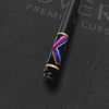 NOVERA Watercolor Neon Custom Name  Carbon Fiber Pool Cue | Pro