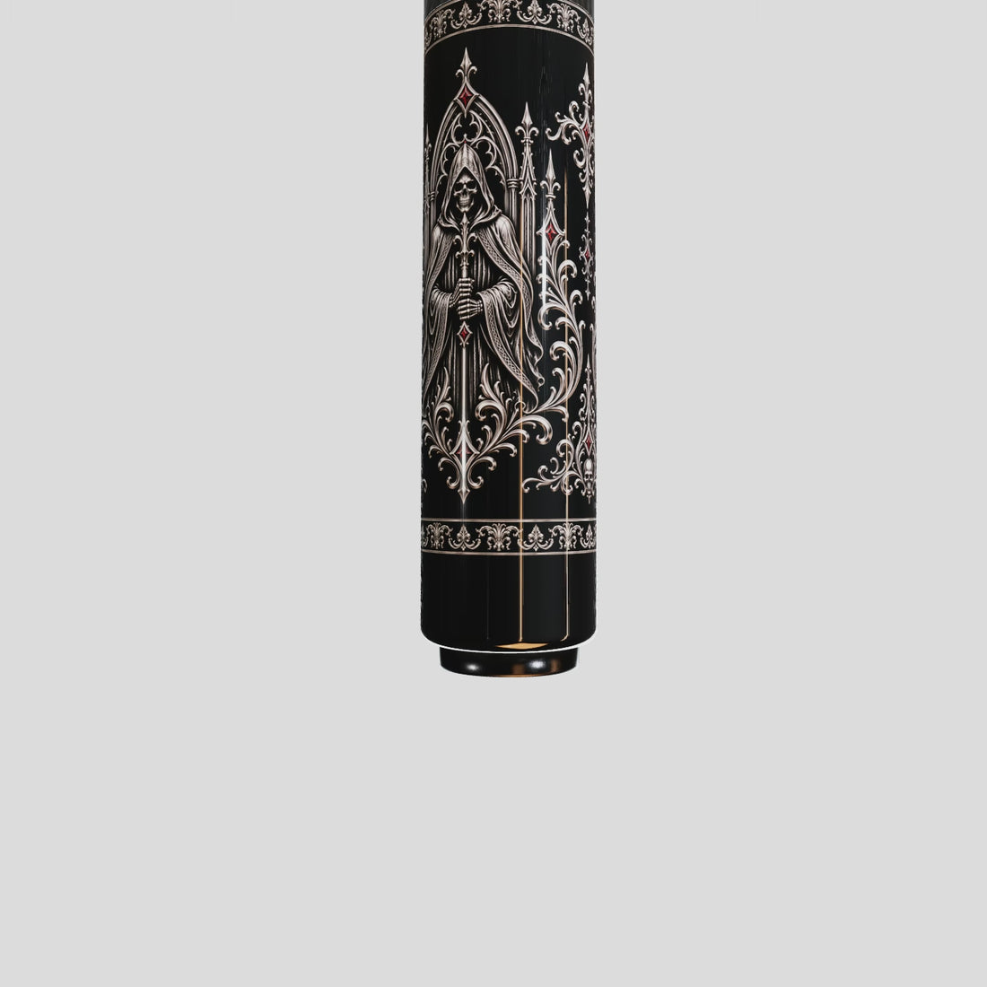 Uni Gothic Reaper Skull Carbon Fiber Pool Cue | Grim Reaper