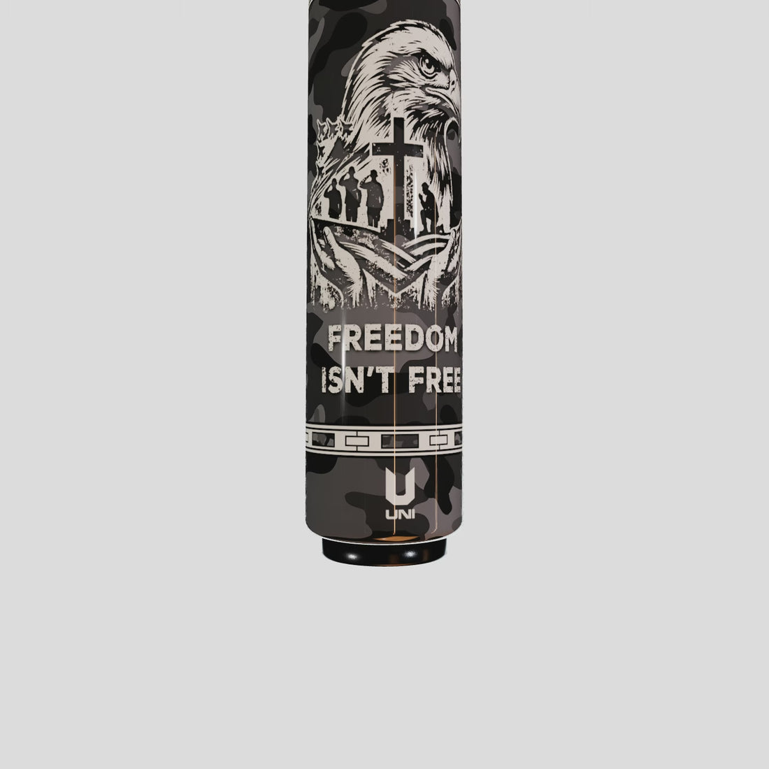 Uni Grey Camo Freedom Carbon Fiber Pool Cue | 4th of July