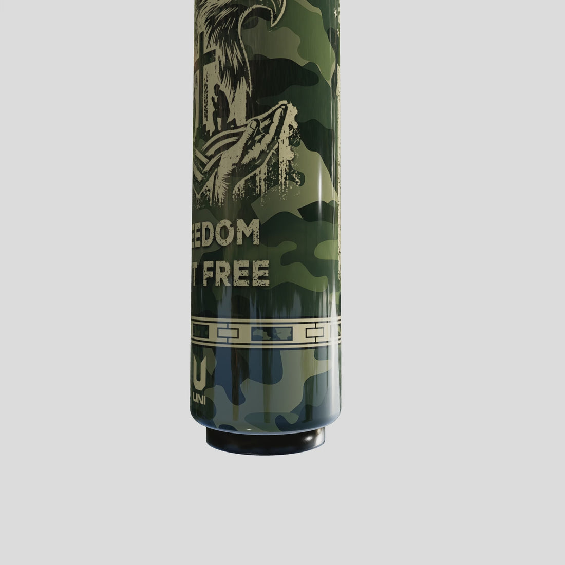 Uni - Soldiers of Faith Freedom Tree Carbon Fiber Pool Cue | 4th of July