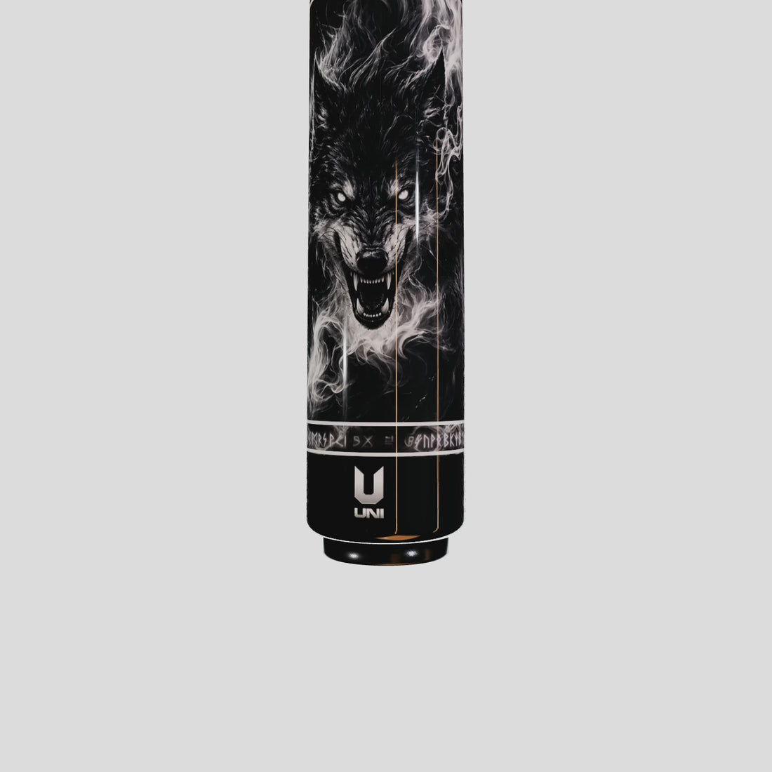 Uni Wolf Smoke Carbon Fiber Pool Cue | Wolf Theme